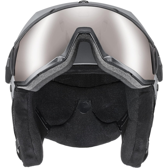 Гірськолижний шолом uvex Instinct Visor Pro V з візором, для жінок і чоловіків, розмір 59-61 см, індивідуальне регулювання