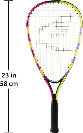 Дитячий набір Speedminton Junior для кросмінтону з 2 воланами FUN Speeder, сумка лілово-рожева, універсальний розмір