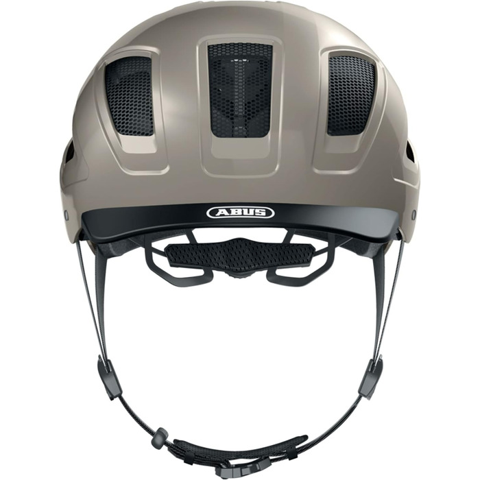 Велошолом ABUS Hyban 2.0 з підсвіткою, ABS, XL, сірий