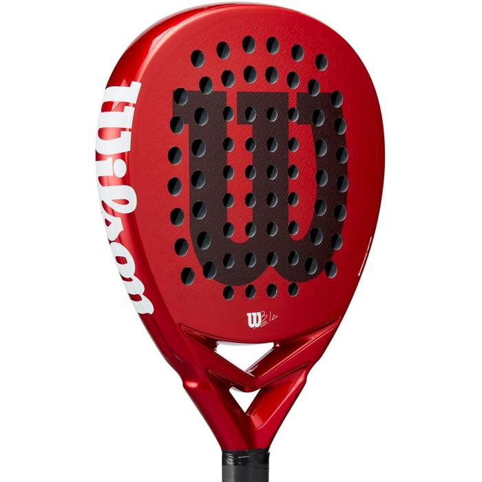 Падель ракетка Wilson Bela Elite V2.5, карбон/EVA, 365 г, червона