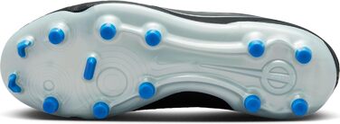 Дитячі футбольні бутси Nike Legend 10 Academy FG/MG - чорний, хромований, синій (35 EU)