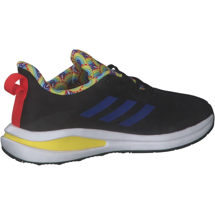 Кросівки Adidas Fortarun K для хлопчиків, розмір 38 2/3 EU, чорний/королівський синій/жовтий