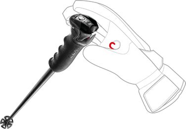 Лижні палиці LEKI Detect S 115 см – алюмінієві, для дорослих