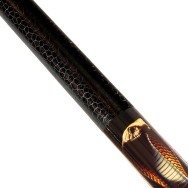 Більярдний кий Winsport Animal Collection (Cobra) з клеєним кінчиком 12 мм, клен, дизайн Леопард/Змія/Тигр