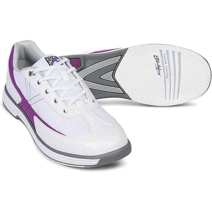 Жіночі кеди для боулінгу EMAX KR Strikeforce Flex білі/фіолетові, 36-41 (EU)