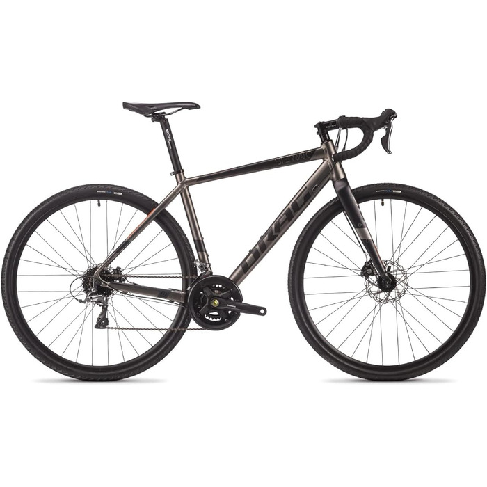 Чоловічий гравійний велосипед Airtracks 28 дюймів STERRATO 3.0 Bike 2 x 8 швидкісний Shimano Claris RD-R2000 8-швидкісний - висота рами 49 см, 52 см і 5 5см - Модель 2024 (55см (для зросту 175-188см))