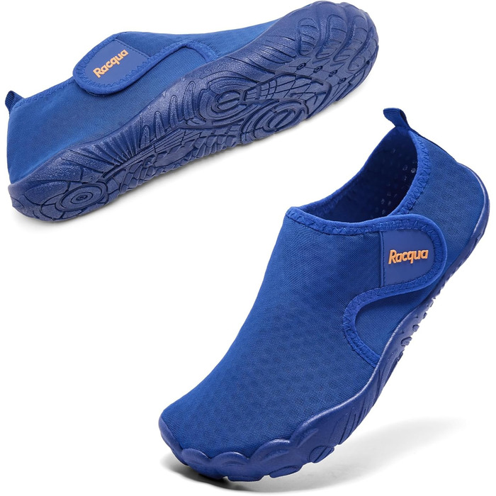 Водні черевики Raqua для жінок та чоловіків, пляжні та для плавання, розмір 47 EU, блакитний (Wz1109)