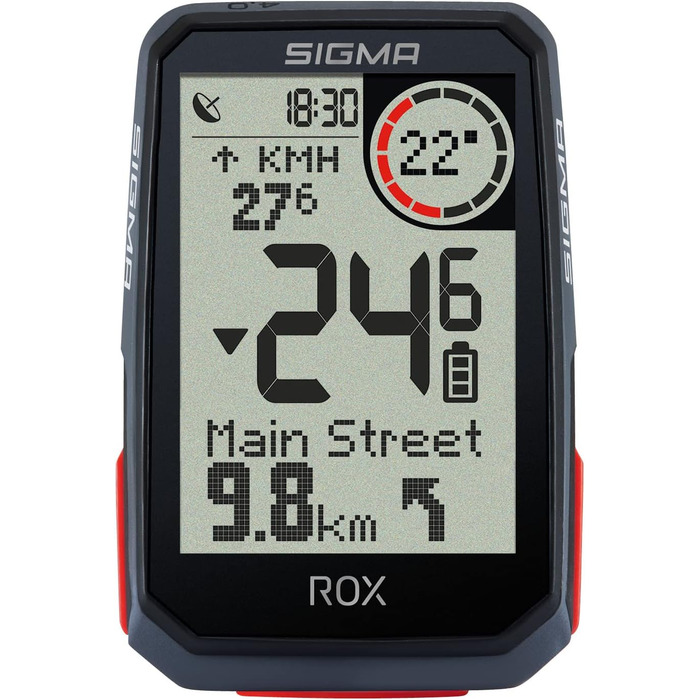 Велокомп'ютер SIGMA ROX 4.0 GPS, бездротовий, водонепроникний, для електровелосипеда, 2.4