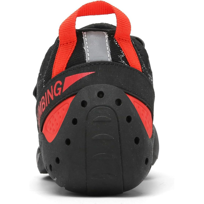 Кріпи для скелелазіння чоловічі/жіночі/юніорські, для початківців та професіоналів, боулдеринг, тренувальні, чорні (44 EU)