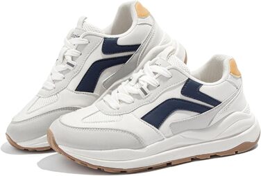 Жіночі трекінгові кросівки Tuopin Modische: дихаючі сітчасті кросівки на шнурівці, з антиковзкою підошвою, сірі та коричневі, розмір 37 EU