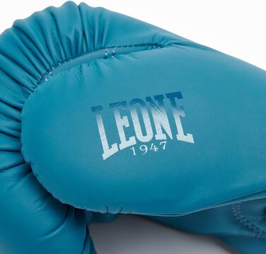 Боксерські рукавички Leone 1947 Teal 14 oz Унісекс - Професійні рукавички для боксу