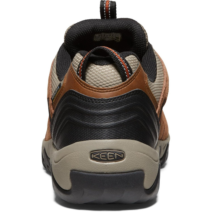 Чоловічі водонепроникні трекінгові черевики KEEN Headout Low Height - Bison Fossil Orange, 45 EU