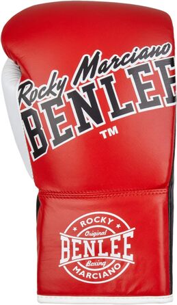 Боксерські рукавички Benlee Rocky Marciano Big BANG 10 oz, шкіряні, червоні, унісекс