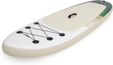 SUP дошка надувна для дітей HyperMotion 15 см, з веслом, помпою, рюкзаком, до 130 кг, зелена