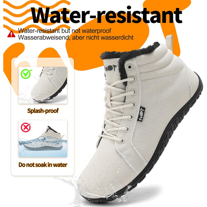 Водонепроникні черевики-сліпони для ходьби Barfuß: широкі, теплі, з нульовим дропом, для фітнесу, чоловічі та жіночі, осінньо-зимові, підошва не слизька (42 EU, Хакі)