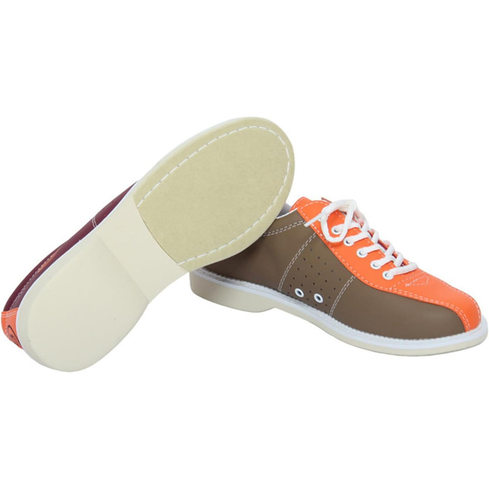 Боулінгіві черевики JiuQing для чоловіків та жінок, замша, ковзна підошва, для початківців, тренувальні черевики, легкі, шнурівка, 44 EU, червоний/червоний