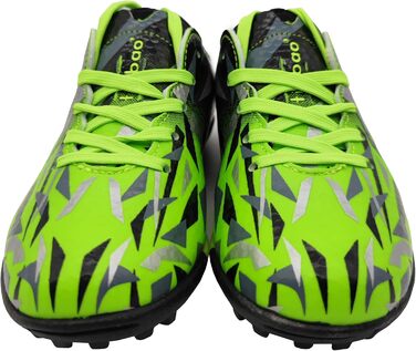 Дитячі футбольні бутси Kinder для штучного покриття, фірми Ground, шнурівка, для тренувань та занять спортом на відкритому повітрі, розмір 30-40, 31 EU, зелені
