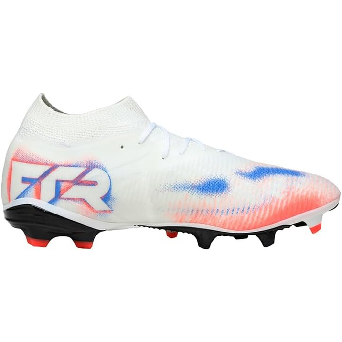 Футбольні бутси PUMA Future 8 Match Fg/Ag для унісекс, 45 EU, білий/чорний/червоний