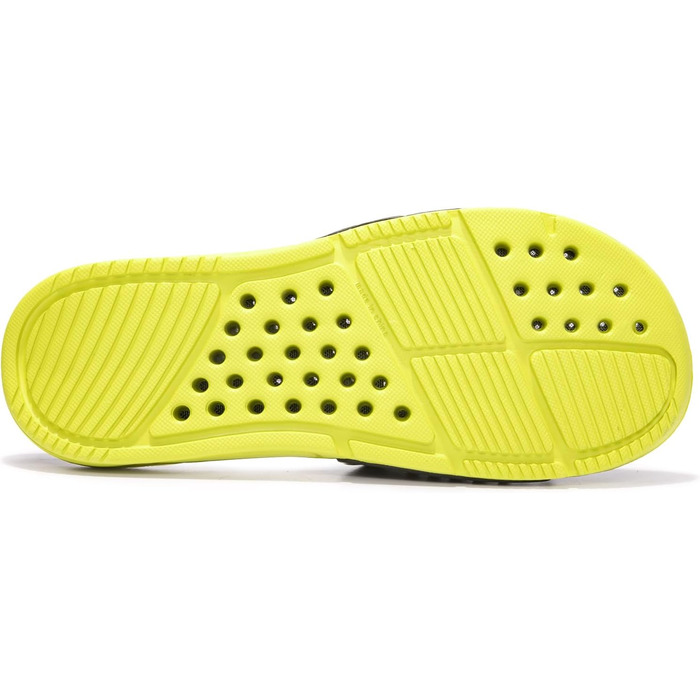 HEVA Шльпанці чоловічі літні сандалі (45 EU, чорний/лимонний)