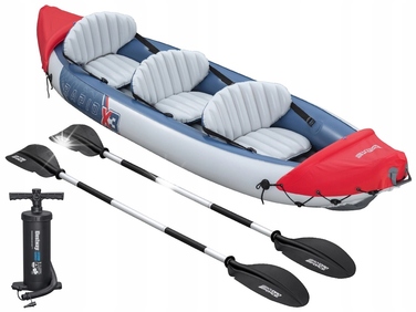 Надувний 3-місний каяк Bestway Rapid X3 з веслами та сумкою, 381x100 см, 65132