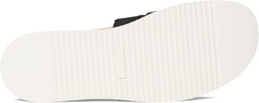 Жіночі сандалії Skechers Desert Kiss з низьким підйомом, чорні, з матеріалу Duraleather, 38 EU