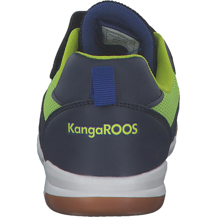 Дитячі спортивні зала-тенісні кросівки KangaROOS Backyard 2.0 (36 EU) - темно-синій, лайм