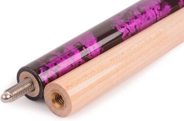 Кий для більярду AB Earth 58'' з канадського клену, ергономічний дизайн, наконечник 13mm, вага 18 oz, Violett