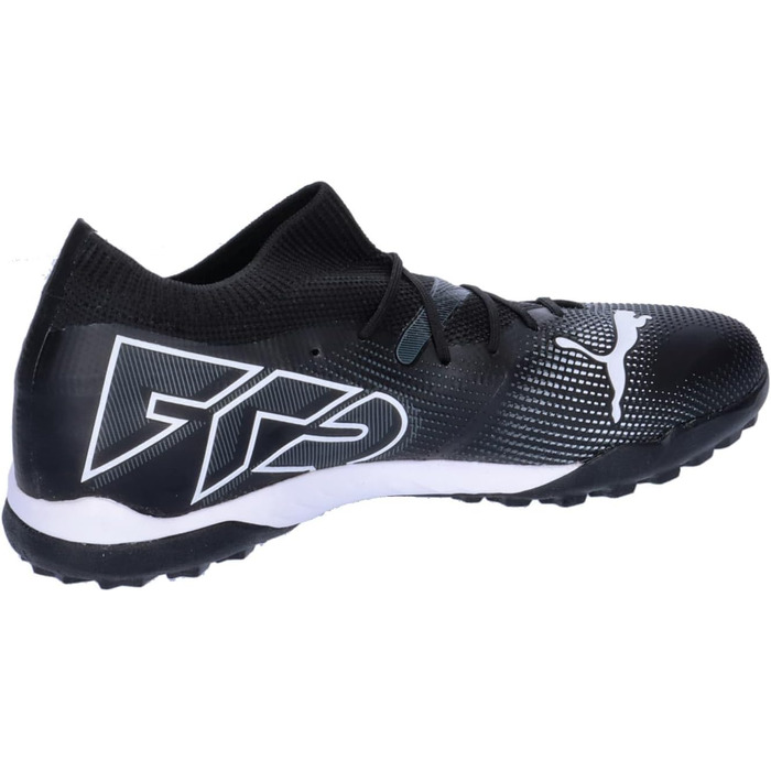 Кросівки футзалу Puma Future 7 Match Turf для чоловіків, 39 EU, чорно-білі