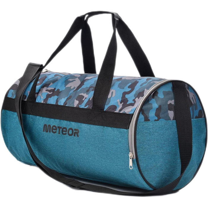 Дитяча спортивна сумка meteor 25 л, кругла, камуфляж, для тренажерного залу, плавання, подорожей, чоловіків, жінок, дітей, шкільна, для хлопчиків і дівчаток