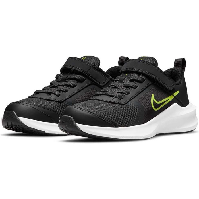 Дитячі кросівки Nike Downshifter 11 для гімнастики, 28.5 EU, сірий, чорний, білий, жовтий