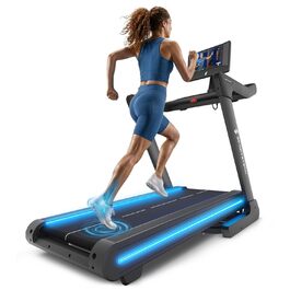 Біговий тренажер Sportstech sTread Pro/Lite – складаний, до 20 км/год, нахил 12%, вантажопідйомність 150 кг, LED-дисплей, сумісність з додатком, тихий 7PS двигун, велика бігова поверхня (sTread Pro 10.1')