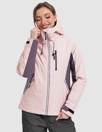 Жакети GEYSE Daen: водонепроникні, вітронепроникні, ізольовані, для сноуборду та лижного спорту (світло-рожевий, темно-ліловий)