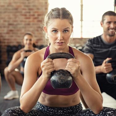 Гиря FitAndFun 18 кг для фітнесу, силових тренувань