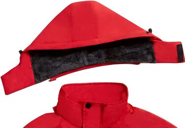 Чоловіча зимова куртка Mountain Ware: вітронепроникна, тепла, з капюшоном. Ідеальна для сноуборду та катання на лижах (XL, Червона)