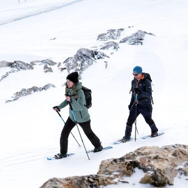Легкі снігоступи outdoorer SnowHiker з алюмінієвою рамою, класичні снігоступи з рачковим кріпленням для жінок і чоловіків