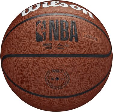 Баскетбольний м'яч Wilson NBA Team Brooklyn Nets, розмір 7, композитний, унісекс