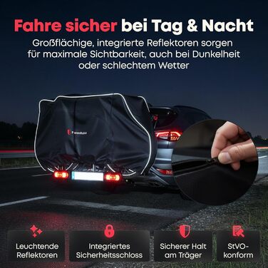 Чохол для велосипеда на фаркоп 2 шт, 600D водонепроникний, для електровелосипедів, захист для кемпера