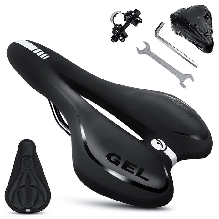 Велосипедне сідло Cube для чоловіків та жінок: комфортне, ергономічне, з гелевою вставкою, для MTB, BMX, шосе, електровелосипеда та ін.