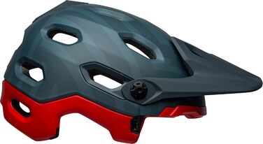 Велошолом Bell Super DH Spherical Prime матовий синьо-червоний, для даунхілу, розмір L