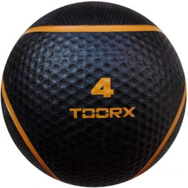 Медичний м'яч Toorx 4 кг, діаметр 22 см, фітнес, тренування