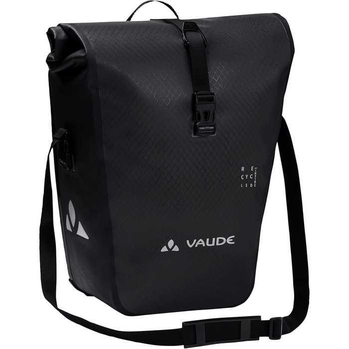 Велосумка VAUDE Aqua Back Single чорна, водонепроникна, універсальний розмір