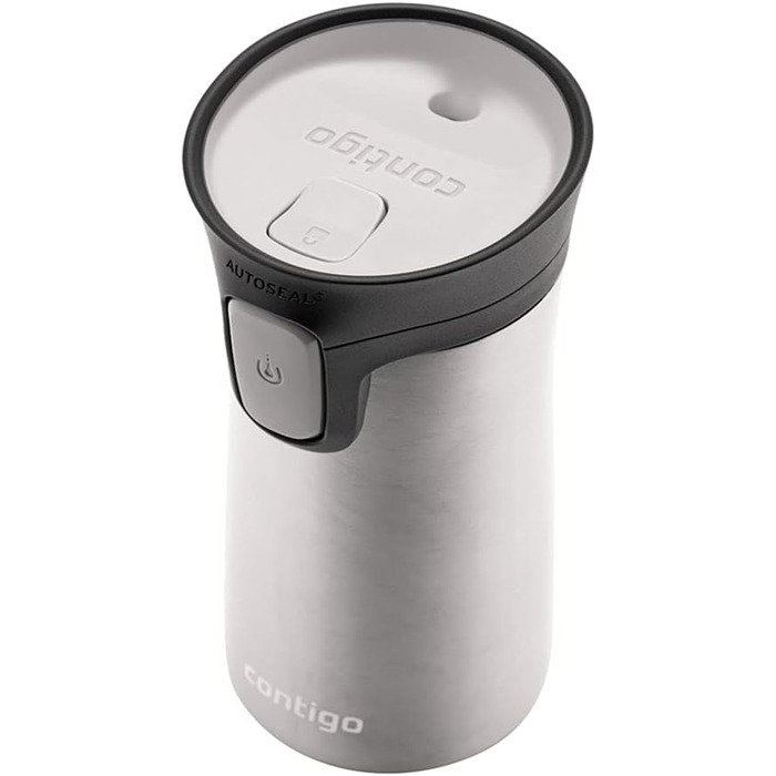 Термокухоль Contigo Pinnacle Autoseal 300 мл, нержавіюча сталь, для напоїв з собою, ізольований, герметичний, BPA-free