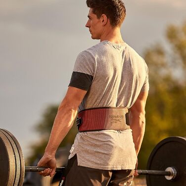 Пояс для пауерліфтингу Reebok Flexweave XL, червоний, 94-113 см