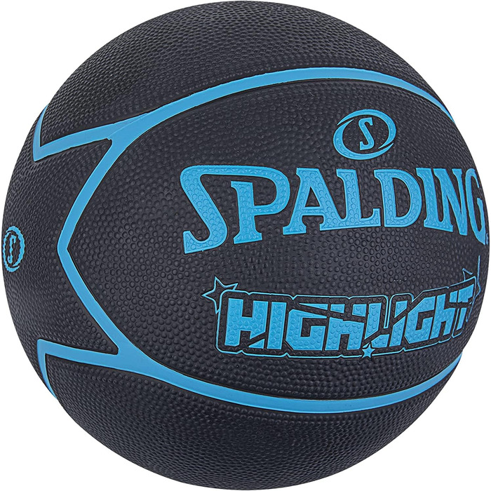 Баскетбольний м'яч Spalding Highlight 7 розмір, чорний, унісекс