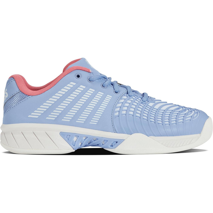 Жіноче кросівки K-Swiss Express Light 3 для тенісу на килимі, 39 EU, Open Air, білий/полуниця-лайм