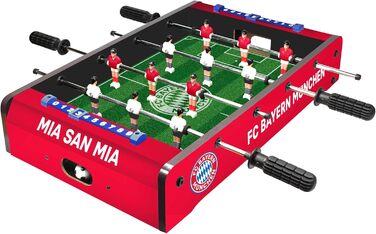 Настільний футбол для дітей FC Bayern München, офіційний дизайн, компактний розмір 40,5x29,5 см