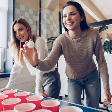 20 тенісних м'ячів для настільного тенісу, поліуретан 40+ якість, різні кольори, тренувальні м'ячі, високоякісні ABS-м'ячі, надзвичайно міцні для внутрішніх та зовнішніх столів для пінг-понгу, змагання та гри. 10 шт. білих + 10 шт. жовтих