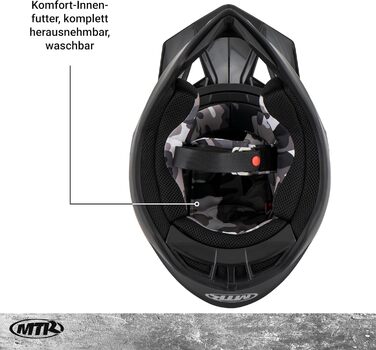 Шолом для мотокросу MTR X7B Evo, сертифікований ECE 22.06, без візора, з вентиляцією, для мотоцикла, MTB та даунхілу, розміри XS-XXL