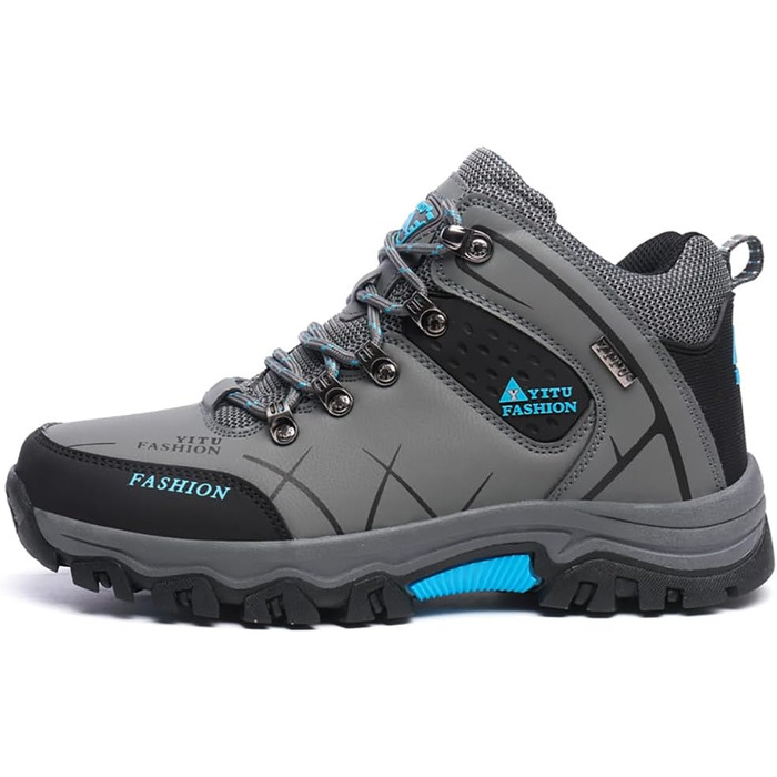 Черевики для хайкінгу чоловічі та жіночі, водонепроникні, трекінгові черевики, для туризму та кемпінгу, сірі, 39 EU