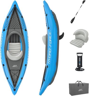 Надувний каяк Bestway Hydro-Force Cove Champion X1 275x81x45 см, комплект